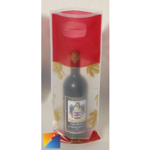 Busta Vino "Dioniso" 1 Bottiglia Cm. 17,5x43